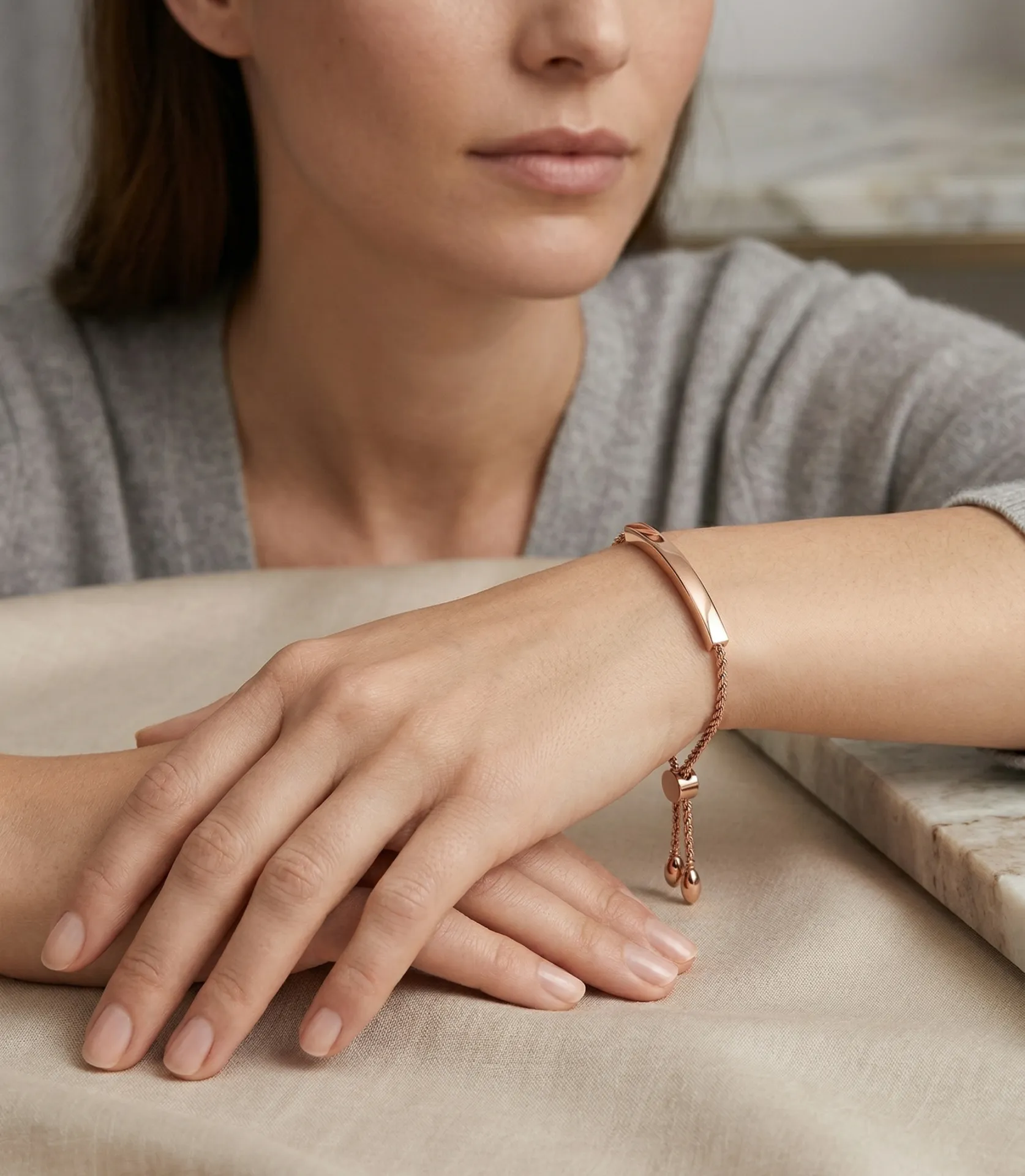 Pulsera Arabe Oro Rosado